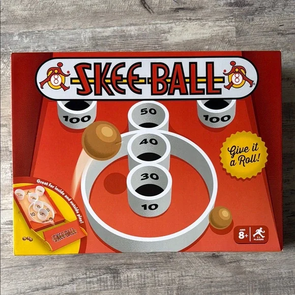 NWT Skee-Ball Game - Red and White - Picture 1 of 2